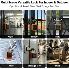 Gym Locker Lock IP67 Waterproof Keyless Combination Padlock for Security