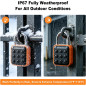 Cadenas numérique étanche IP67 pour casier, code sans clé, haute sécurité pour gym, école, portail Cadenas numérique étanche IP67 pour casier, code sans clé, haute sécurité pour gym, école, portail