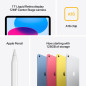 Apple iPad 11 128GB Silver, A16 Chip, Liquid Retina, Wi-Fi 6, 12MP Front/Back, Touch ID, Batterie Longue Durée Apple iPad 11 128GB Silver, A16 Chip, Liquid Retina, Wi-Fi 6, 12MP Front/Back, Touch ID, Batterie Longue Durée