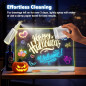 Geokay Tableau Lumineux Rechargeable 16 LED avec Effets de Lumière 9 Couleurs Geokay Tableau Lumineux Rechargeable 16 LED avec Effets de Lumière 9 Couleurs