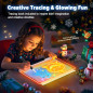 Geokay 16 Rechargeable LED Drawing Board with 9 Color Light Effects for Art & Tracing Geokay 16 Rechargeable LED Drawing Board with 9 Color Light Effects for Art & Tracing
