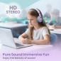 Acer Kids Headphones HK03 with 85-94dB Volume Limiter, 3.5mm Jack & Mic for School Use Acer Kids Headphones HK03 with 85-94dB Volume Limiter, 3.5mm Jack & Mic for School Use