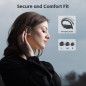 Écouteurs Sans Fil TRAUSI Bluetooth 5.4, Micro Anti-Bruit, Étanches IPX7, Charge Rapide, Confortables Noir Écouteurs Sans Fil TRAUSI Bluetooth 5.4, Micro Anti-Bruit, Étanches IPX7, Charge Rapide, Confortables Noir