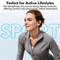 Kurduene Wireless Bluetooth Earbuds with Secure Earhooks, 60H Playtime, True Wireless Headphones