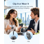 Wearable AI Language Translator Device, Real-Time Translation, Portable Gray Translator Wearable AI Language Translator Device, Real-Time Translation, Portable Gray Translator