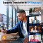 IKT AI Real-Time Translation Earbuds, 164 Languages, 7 Modes, 50H Playtime, ENC & ANC, for iPhone & Android IKT AI Real-Time Translation Earbuds, 164 Languages, 7 Modes, 50H Playtime, ENC & ANC, for iPhone & Android