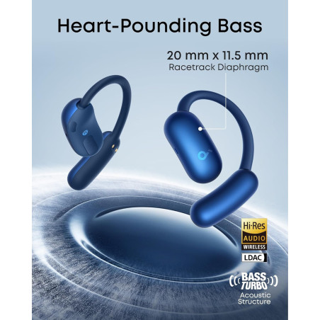 Soundcore AeroFit 2 by Anker | Open Earbuds & Headphones