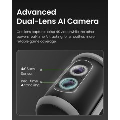 XbotGo Falcon 4K AI Action Camera – All-in-One Sports Camera (Grey)