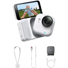 Insta360 GO Ultra White - Caméra Vlog 4K Sans Mains