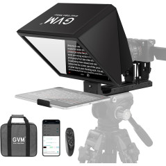GVM Téléprompteur 12 pour iPad & DSLR avec Télécommande App