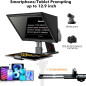 Desview T12S 12.9 Metal Teleprompter with Beam Splitter Glass, Carry Case, for Camera & iPad Desview T12S 12.9 Metal Teleprompter with Beam Splitter Glass, Carry Case, for Camera & iPad