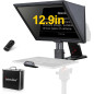 Desview T12S 12.9 Metal Teleprompter with Beam Splitter Glass, Carry Case, for Camera & iPad Desview T12S 12.9 Metal Teleprompter with Beam Splitter Glass, Carry Case, for Camera & iPad