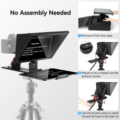 Desview P13 Téléprompteur Portable pour iPad & Caméra DSLR