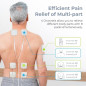 AUVON 4-Output TENS Unit Muscle Stimulator with 24 Modes, 10 Pads, FSA/HSA Eligible, for Back Pain Relief AUVON 4-Output TENS Unit Muscle Stimulator with 24 Modes, 10 Pads, FSA/HSA Eligible, for Back Pain Relief