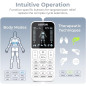 AUVON 4-Output TENS Unit Muscle Stimulator with 24 Modes, 10 Pads, FSA/HSA Eligible, for Back Pain Relief AUVON 4-Output TENS Unit Muscle Stimulator with 24 Modes, 10 Pads, FSA/HSA Eligible, for Back Pain Relief