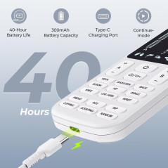 AUVON Stimulateur TENS 4 Sorties - 24 Modes, 10 Électrodes