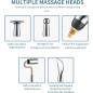 Stylo d'Acupuncture Électronique 5-en-1, 9 Niveaux d'Intensité, Rechargeable, Soulagement de la Douleur Stylo d'Acupuncture Électronique 5-en-1, 9 Niveaux d'Intensité, Rechargeable, Soulagement de la Douleur