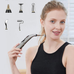Rechargeable 5-in-1 Acupuncture Pen – 9 Intensity Levels for Pain Relief