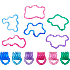Ensemble de 6 Jouets Antistress Torsadés pour Adultes