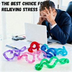 Ensemble de 6 Jouets Antistress Torsadés pour Adultes