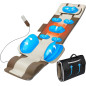 Full Body Massage Mat with Heat, 3D Stretching & Lumbar Traction for Pain Relief & Relaxation