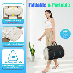 Full Body Massage Mat with Heat, 3D Stretching & Lumbar Traction for Pain Relief & Relaxation