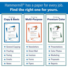 Hammermill 80 lb Cardstock, Premium Color Copy Cover, 8.5x11, 2000 Sheets