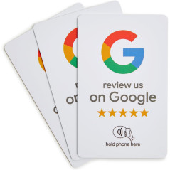 Google Review Tap Card: NFC & QR Code for More Customer Reviews