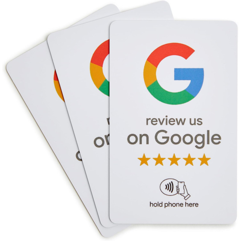 Google Review Tap Card: NFC & QR Code for More Customer Reviews