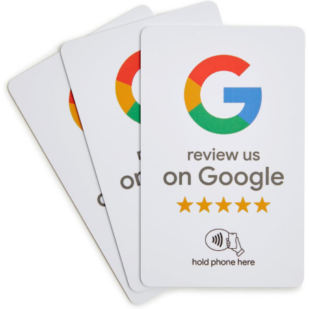 Google Review Tap Card: NFC & QR Code for More Customer Reviews