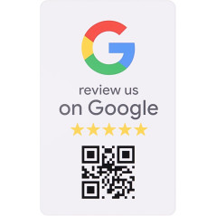 Google Review Tap Card: NFC & QR Code for More Customer Reviews