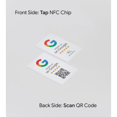 Google Review Tap Card: NFC & QR Code for More Customer Reviews