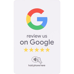 Google Review Tap Card: NFC & QR Code for More Customer Reviews