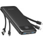 Charmast Power Bank Portable avec 4 Câbles Intégrés Renforcés – Charge Rapide et Pratique Charmast Power Bank Portable avec 4 Câbles Intégrés Renforcés – Charge Rapide et Pratique