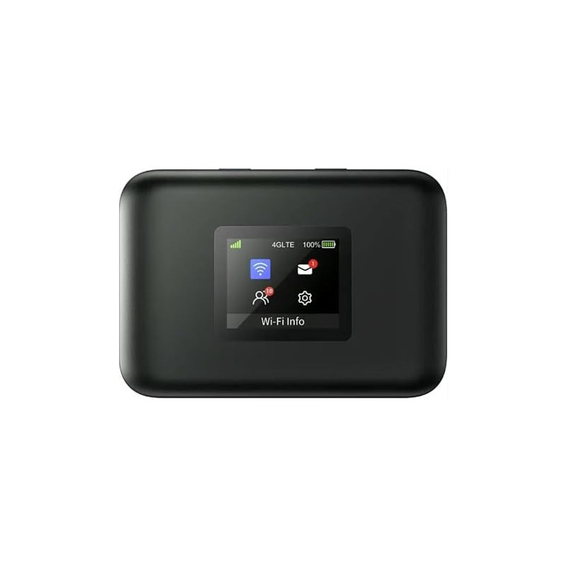 AT&T Turbo Hotspot 3 Noir, 256MB, Jusqu’à 16 Appareils, Batterie Longue Durée