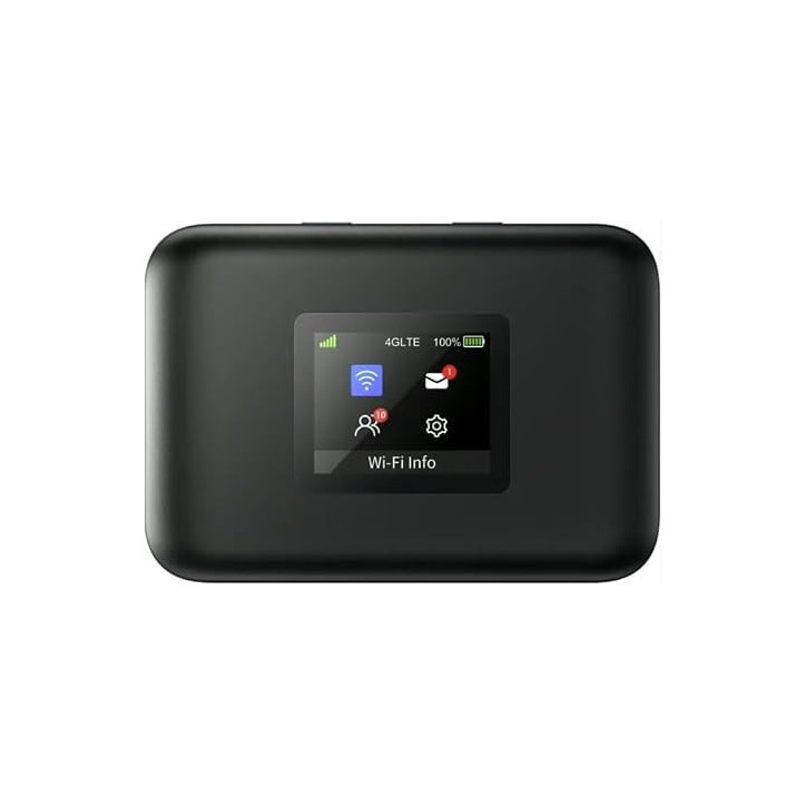 AT&T Turbo Hotspot 3 Noir 256MB Prépayé, Débloqué, Wi-Fi Double Bande, 16 Appareils, Batterie Longue Durée AT&T Turbo Hotspot 3 Noir 256MB Prépayé, Débloqué, Wi-Fi Double Bande, 16 Appareils, Batterie Longue Durée