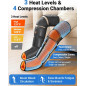 Leg Massager with Heat & Compression for Improved Circulation – Standard Size Leg Massager with Heat & Compression for Improved Circulation – Standard Size