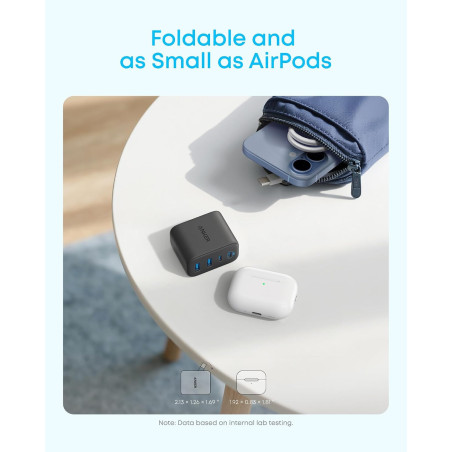 Anker Zolo 50W USB-C Charger Block | Fast Charging Type-C Power Adapter