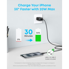 Anker 20W USB-C Fast Phone Charger | Quick Type-C Charging Block