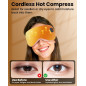 Cordless Rechargeable Heated Eye Mask with 4 Adjustable Heat Levels for Dry Eyes Relief Cordless Rechargeable Heated Eye Mask with 4 Adjustable Heat Levels for Dry Eyes Relief