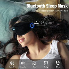 Casque Sommeil Bluetooth & Masque 3D pour Dormeurs Latéraux