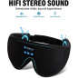 Casque de Sommeil Bluetooth avec Masque 3D, Haut-Parleurs Stéréo, Idéal Cadeau Homme/Femme Noir Casque de Sommeil Bluetooth avec Masque 3D, Haut-Parleurs Stéréo, Idéal Cadeau Homme/Femme Noir