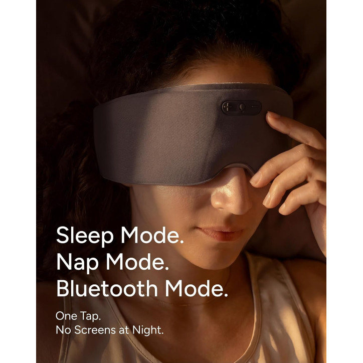 Sleenova SoundMask - Masque Audio Confortable pour Dormeurs sur le Côté Sleenova SoundMask - Masque Audio Confortable pour Dormeurs sur le Côté