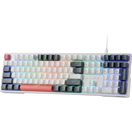 Redragon K668 108-Key Hot-Swap Wired RGB Gaming Keyboard with 4 Extra Hotkeys