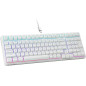 Clavier Mécanique Filaire HUO JI E-Yooso RGB Blanc avec Rétroéclairage Clavier Mécanique Filaire HUO JI E-Yooso RGB Blanc avec Rétroéclairage