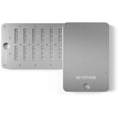 Stockage Sécurisé Crypto KEYSTONE – Capsule Métal 24 Mots