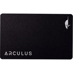Arculus Crypto Cold Storage Wallet – Secure Bitcoin & Crypto Storage, 3-Factor Authentication, Black