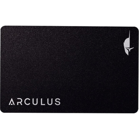 Arculus Crypto Cold Wallet Noir - Sécurise Bitcoin & 95% Cryptos, Authentification 3 Facteurs