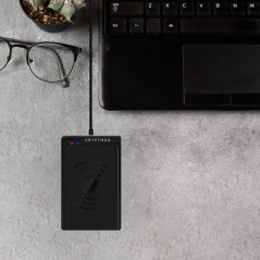 USB-C NFC Reader: FIDO2 MIFARE DESFire, Windows 11 ISO 14443 Compatible