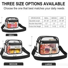 USPECLARE Sac Transparent Sport pour Événements Stade